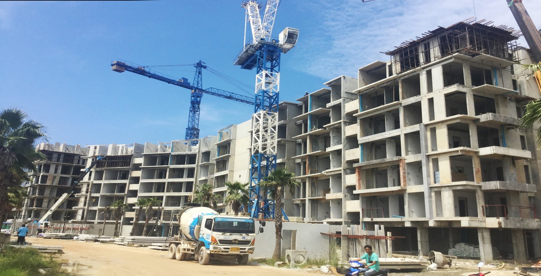 Commercial construction project in Phuket